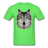 Wolf Head Unisex Classic T-Shirt - kiwi