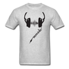 Headphones Music Unisex Classic T-Shirt - heather gray