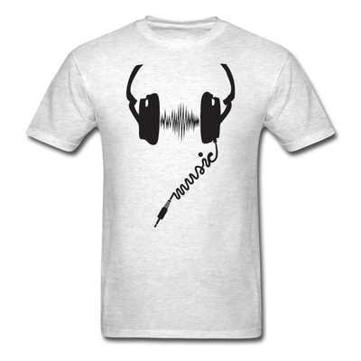 Headphones Music Unisex Classic T-Shirt - light heather gray