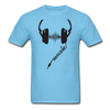 Headphones Music Unisex Classic T-Shirt - aquatic blue