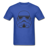 Stormtrooper Star Wars Head Unisex Classic T-Shirt - royal blue