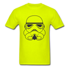 Stormtrooper Star Wars Head Unisex Classic T-Shirt - safety green