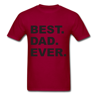 Best Dad Ever Unisex Classic T-Shirt - dark red