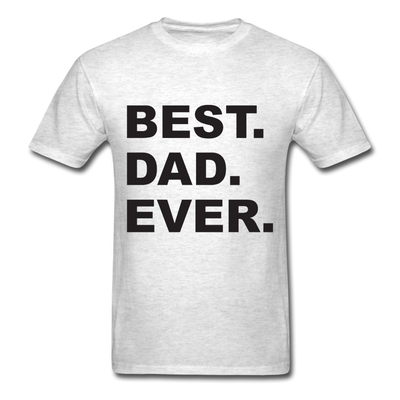 Best Dad Ever Unisex Classic T-Shirt - light heather gray